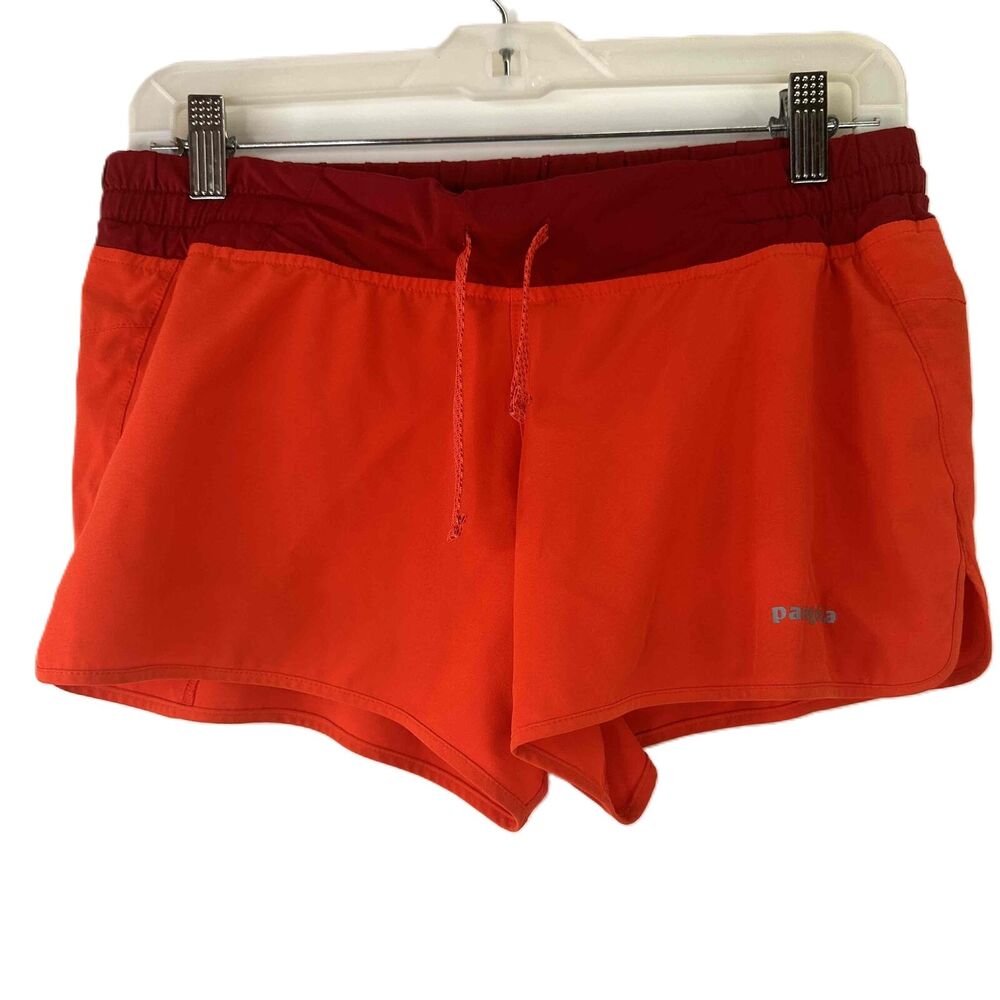 Patagonia Pink Athletic Drawstring Nine Trails Shorts Size Small